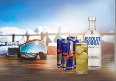 Livraison vodka rebull Courchevel