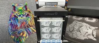 DTF printing. Vibrant colour range. Versatile on most materials. Great for soft and flexible materials