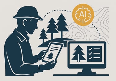 a man in a hat and a hat is holding a tablet computer