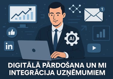 a man in a suit and tie is sitting at a desk with a laptop