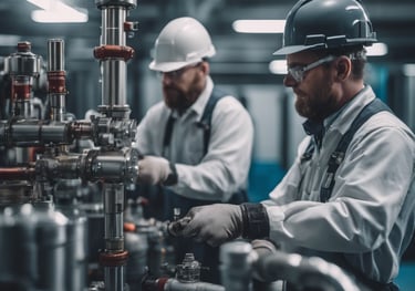 man standing near submarine