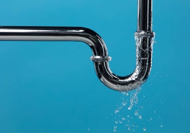 p-trap in sing drain with bad leak