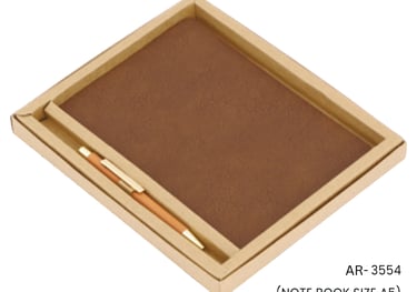 Set of pen & notebook