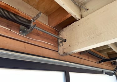 Spring repair or replacemen is a critical part of our job making sure your garage door runs smoothly