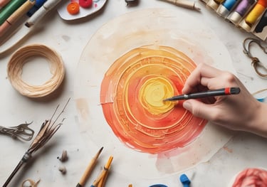 A diverse group of teachers engaging in a training session with notebooks and laptops.