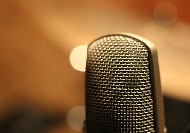 microphone portrait photography
