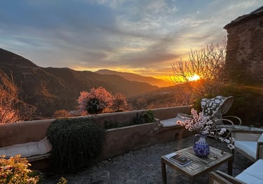 Casa Almelara terrace And views la Taha