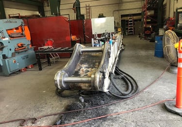 a machine that is sitting in a factory