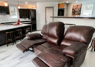 Sofá doble reclinable