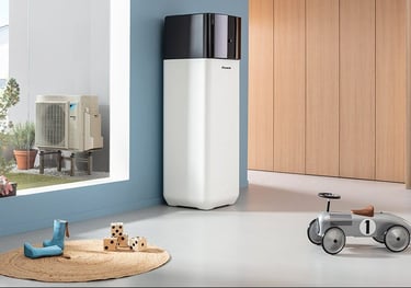 a refrigerator with a toy car and a toy
