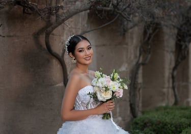 Sesión de novia en el centro histórico de Aguascalientes tras la ceremonia religiosa