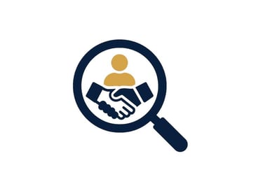 Symbol Marktsichtung & Partnerauswahl 