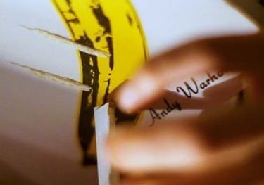 andy warhol book cover banana