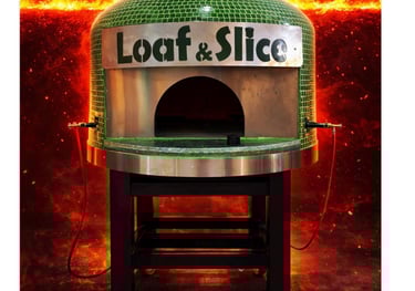 فرن نابولي الاصلي بحجر حراري ايطالي