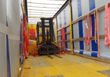 Ladungssicherung beim Staplertransport