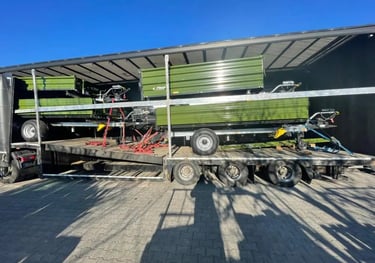 Transport von landwirtschaftlichen Anhängern