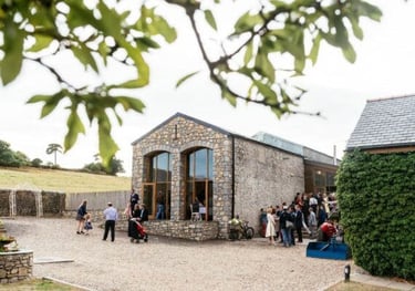 Rosedew Farm, The Farmer's Barn, Llantwit Major main building daytime.