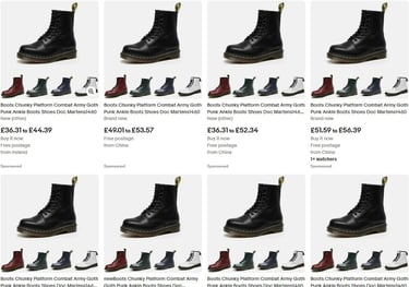 Amazon FBA page showing the same product being sold by different amazon sellers with same image