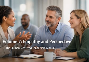 Human-centered leadership manual focusing on empathy for a professional leadership development progr