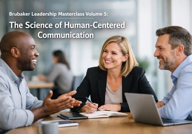 The Brubaker Feedback Loop diagram for human-centered communication in management coaching.