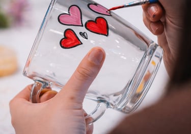 glass painting hen party workshop York