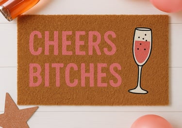 Painted doormat hen party workshop York