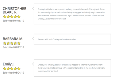 Website Reviews