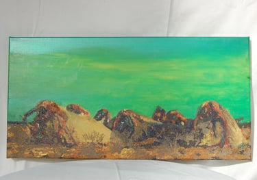 Obra artistica cuadro para decorar el hogar, técnica mixta sobre lienzo , Eva Mas