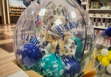 Dovanos baliono viduje, pakavimas baliono viduje, Panevėžyje. LeRo Party lero.lt