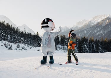 kinder ski kurs am Katzenkopf in Leutasch