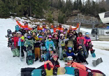 ski und snowboard wochen für Kindergarten und Schulen