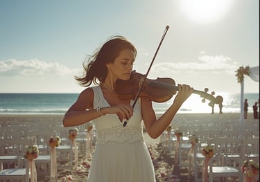 Offering wedding violinists, live bands, and performers from New York to Punta Cana
