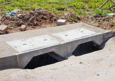 Execução de Bocas de Lobo e Meio-Fio