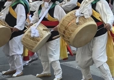 Pungmul performance in Andong