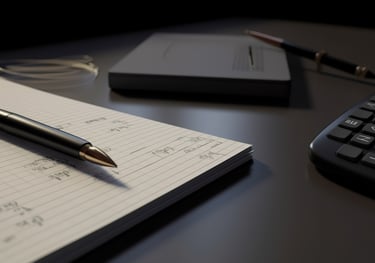 Notitieboek en pen als symbool om zelf te werken met morele reflectie.