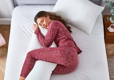 Body support pillow for pregnancy