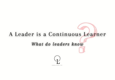 know it all leader