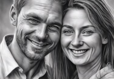 Allysson Caetano | retrato realista de casal