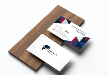 a business card 