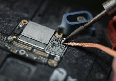 réparation composant, désoudage