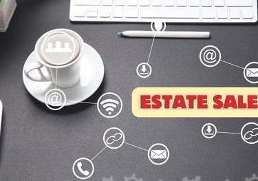 estate sale planning marketing promotions