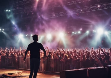 woman beside black monitor