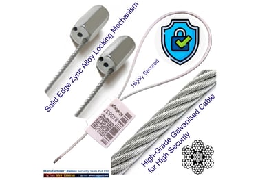 container seal qr code printed