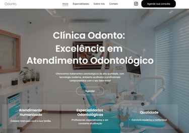 a dentist's office with a dental care center