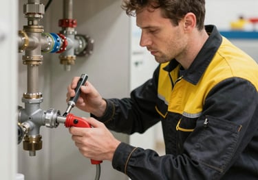 a man riding a skateboard down the side of a ramp