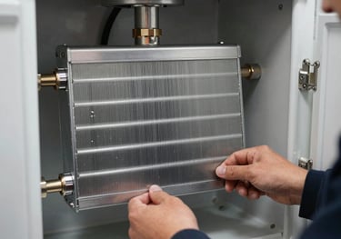 a man riding a skateboard down the side of a ramp