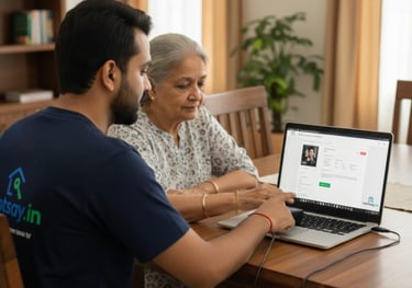 “Doorstep registered rent agreement service with biometric verification and document support across 