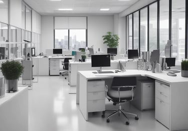 white and black abstract painting