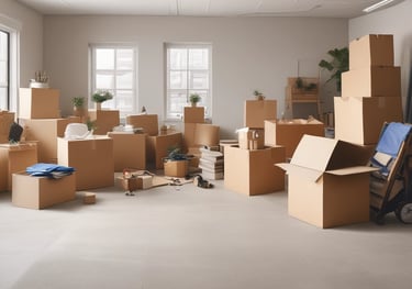A curved facade covered in white latticework