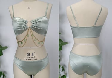 BANDEAU HARDWEAR BIKINI SET